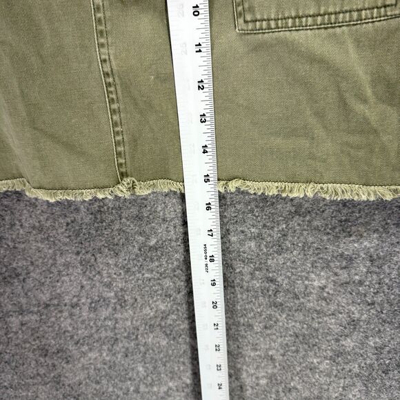 Moda International Skirt Women 8 Gray A-Line Short Denim Medium Wash Mid Rise - Picture 4 of 6